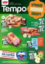 1. strana letáka COOP Jednota 16. 4. - 22. 4. 2026 Tempo