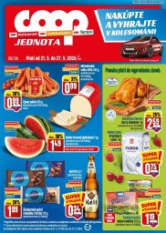 COOP Jednota leták  s platnosťou 21. 5. - 27. 5. 2026 