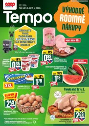 1. strana letáka COOP Jednota 11. 6. - 17. 6. 2026 Tempo