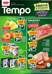 COOP Jednota leták  s platnosťou 13. 8. - 19. 8. 2026 Tempo