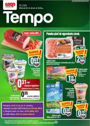 COOP Jednota leták  s platnosťou 20. 8. - 26. 8. 2026 Tempo