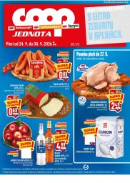 COOP Jednota leták  s platnosťou 24. 9. - 30. 9. 2026 