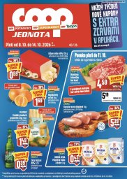 COOP Jednota leták  s platnosťou 8. 10. - 14. 10. 2026 